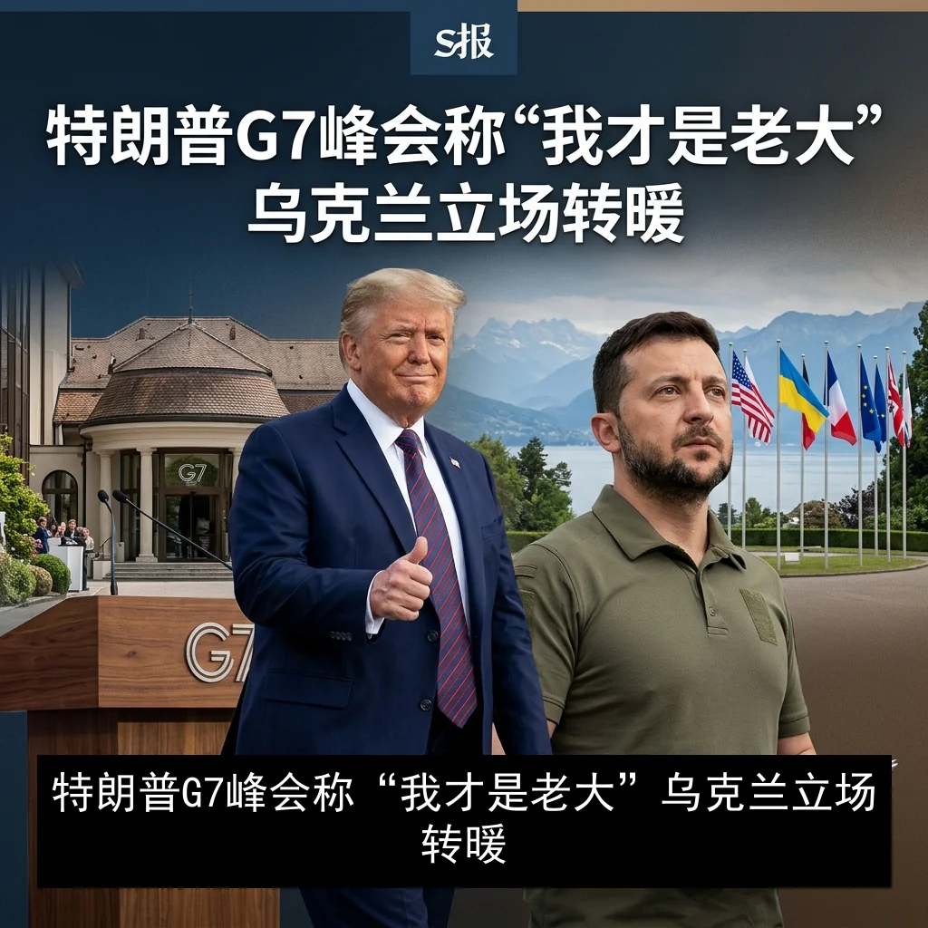特朗普G7峰会称“我才是老大” 乌克兰立场转暖