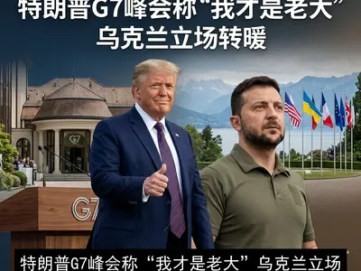 特朗普G7峰会称“我才是老大” 乌克兰立场转暖