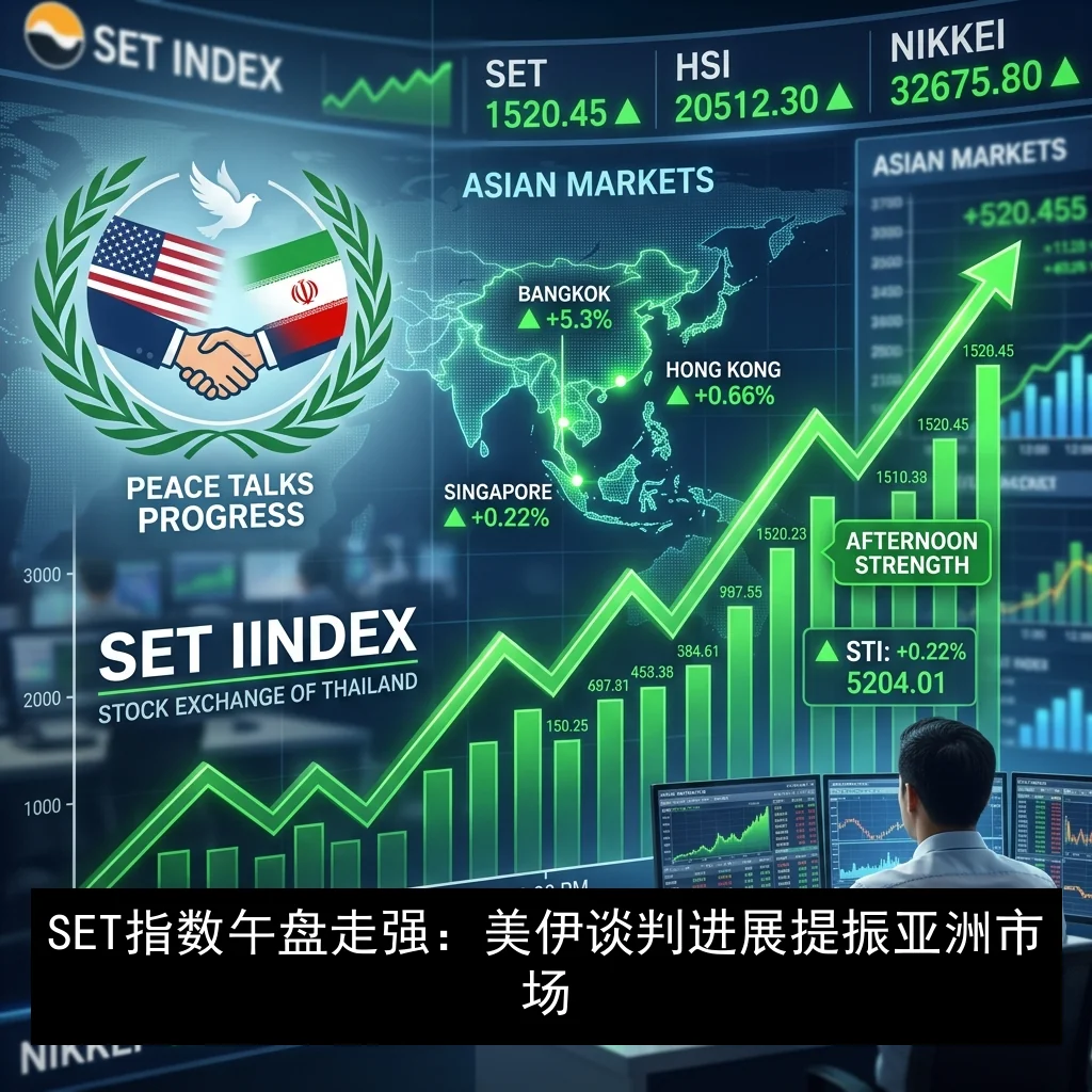 SET指数午盘走强：美伊谈判进展提振亚洲市场