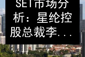 SET市场分析：星纶控股总裁李坚辉当选SBF主席