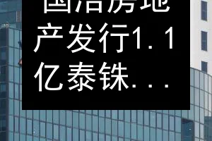 国浩房地产发行1.1亿泰铢票据 年票息2.5%