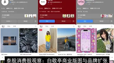 泰股消费股观察：白敬亭商业版图与品牌扩张